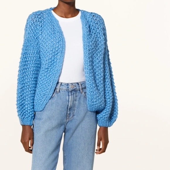 (S/M)Maiami Big Bomber tricot-knit cardigan - Picture 10 of 11